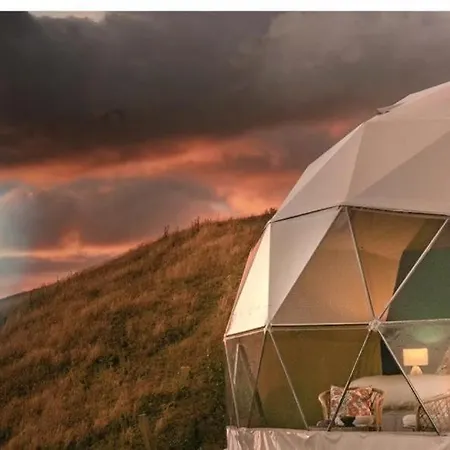 Caravans Park & Glamping Tents In The Vineyard Farm stay